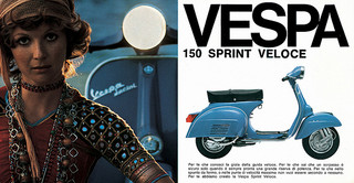 Vintage Vespa 150 Sprint advertisement - one of our desired ones
